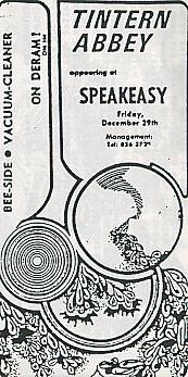 Appearing at SPEAKEASY